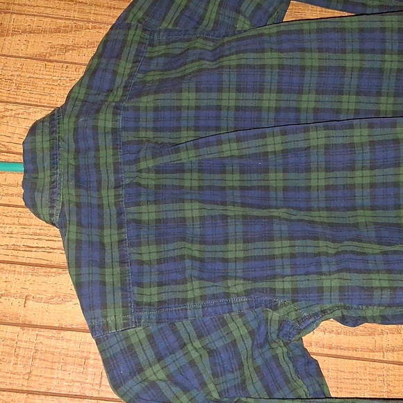 Polo by Ralph Lauren Kids Green Checkered Button Down Shirt - Picture 5 of 6